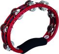 Meinl TMT1R Plastic Frame Tambourine Double Row Steel Jingles in Red on Sale