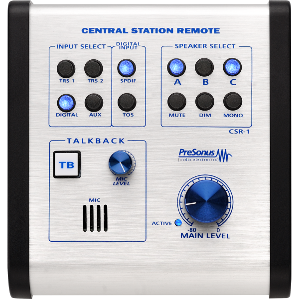 Presonus Central Station Plus Studio Monitoring Interface w  CSR-1 Remote Online now