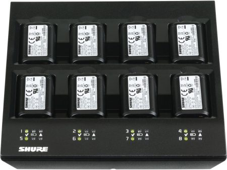 Shure SBC800US 8-Bay Shure Battery Charge Fashion