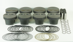 Mahle MS Piston Set SBC 384ci 4.040in Bore 3.750in Stroke 5.7in Rod .927 Pin -5cc 11.1 CR Set of 8 Online Hot Sale