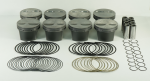 Mahle MS Piston Set SBC 312ci 3.776in Bore 3.480in Stroke 5.700in Rod .927 Pin -1cc 9.8 CR Set of 8 Supply