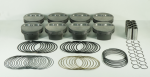 Mahle MS Piston Set SBC 395ci 4.030in Bore 3.875in Stroke 6.0in Rod .927 Pin -5cc 11.4 CR Set of 8 Fashion