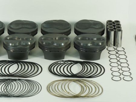 Mahle MS Chevrolet SB 391cid 4.145in Bore 3.625 Stroke 6.125 Rod 1.062R CH 13.6CR Pistons Set of 8 Online now