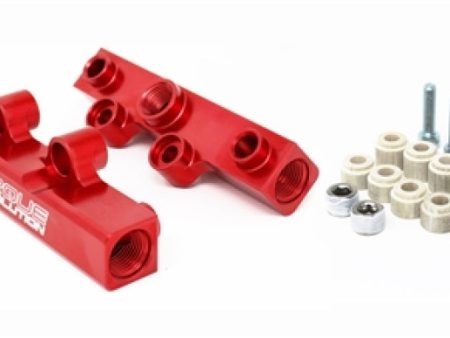 Torque Solution Top Feed Fuel Rails: 02-14 Subaru WRX   07-18 STI - Red Supply