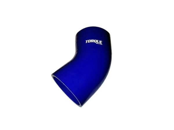 Torque Solution 45 Degree Silicone Elbow: 3.5 inch Blue Universal Online now