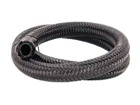 Torque Solution Nylon Braided Rubber Hose -10AN 50ft (0.56in ID) For Cheap