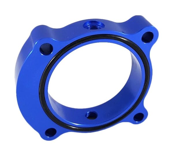 Torque Solution Throttle Body Spacer Kia Optima 2.0T  - Blue Online Sale