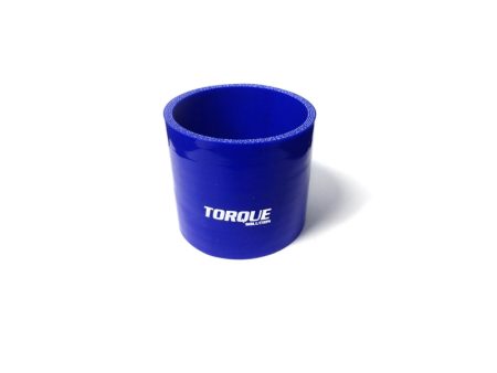 Torque Solution Straight Silicone Coupler: 2.5in Blue Universal Cheap