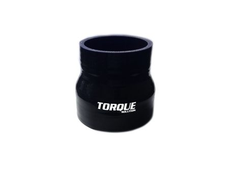 Torque Solution Transition Silicone Coupler 2.25in to 3in Black Universal Online Hot Sale