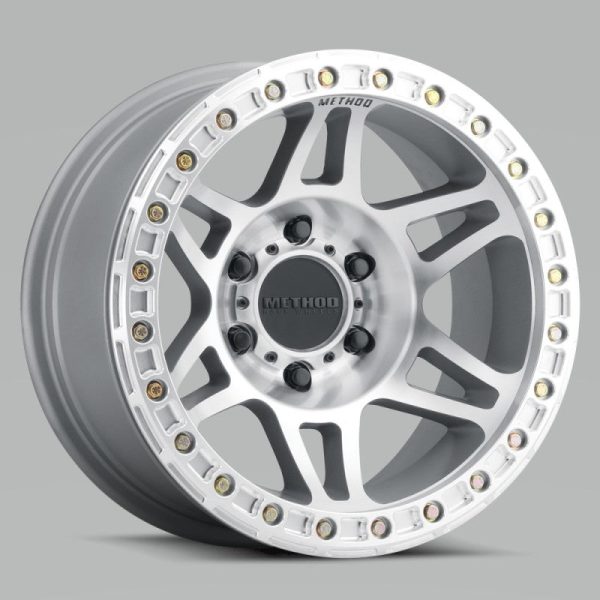 Method MR106 Beadlock 17x9 -44mm Offset 6x5.5 108mm CB Machined Clear Coat w BH-H24125 Wheel Hot on Sale