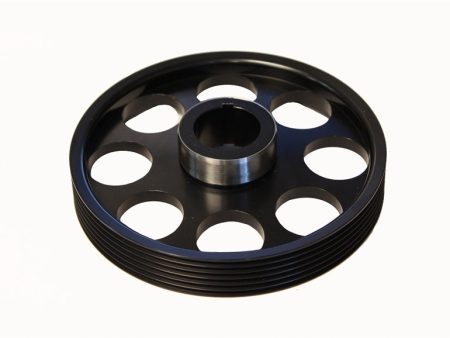 Torque Solution Lightweight Crank Pulley (Black): Hyundai Genesis Coupe 3.8 2010+ on Sale