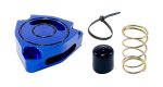 Torque Solution Blow Off BOV Sound Plate (Blue) 11+ Hyundai Veloster Turbo Online Sale