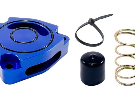 Torque Solution Blow Off BOV Sound Plate (Blue) 11+ Hyundai Veloster Turbo Online Sale