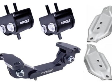 Torque Solution Engine Transmission Mount Kit w  OEM Mount Plates: 02-14 Subaru WRX   04+ STI Sale