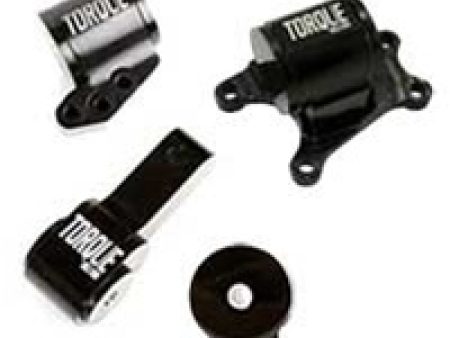 Torque Solution Billet Aluminum 4 Piece Engine Mount Kit: Mitsubishi Evolution VII-IX 2001-2006 Online now