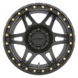 Method MR106 Beadlock 17x9 -44mm Offset 5x5 71.5mm CB Matte Black w BH-H24125 Wheel Fashion