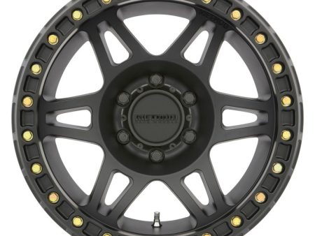 Method MR106 Beadlock 17x9 -44mm Offset 5x5 71.5mm CB Matte Black w BH-H24125 Wheel Fashion