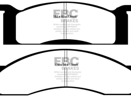 EBC 70 Ford Fairlane 4.1 Redstuff Front Brake Pads Online Hot Sale