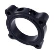 Torque Solution Throttle Body Spacer 2015 Ford Mustang Ecoboost - Black Hot on Sale