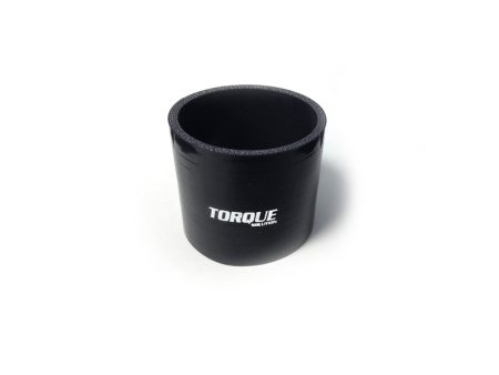 Torque Solution Straight Silicone Coupler: 2.25in Black Universal Online Sale