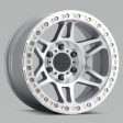 Method MR106 Beadlock 17x9 -44mm Offset 5x5 71.5mm CB Machined Clear Coat w BH-H24125 Wheel Online Sale