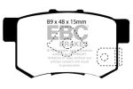 EBC 10-12 Acura RDX 2.3 Turbo Redstuff Rear Brake Pads on Sale