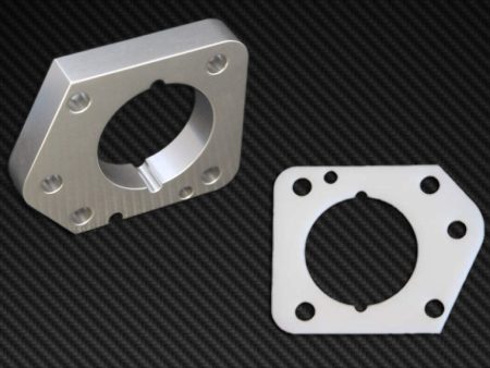 Torque Solution Throttle Body Spacer (Silver): Honda Civic LX EX DX 2006-2011 Online Sale