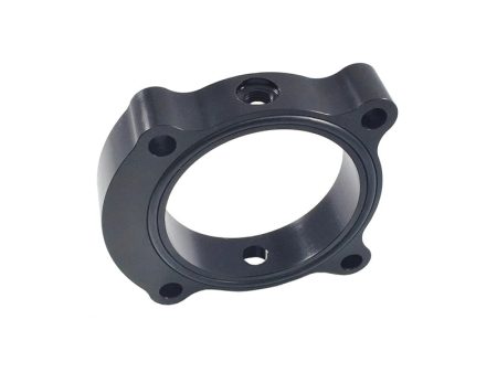 Torque Solution Throttle Body Spacer 2013+ Hyundai Genesis Coupe 2.0T  - Black Online Hot Sale