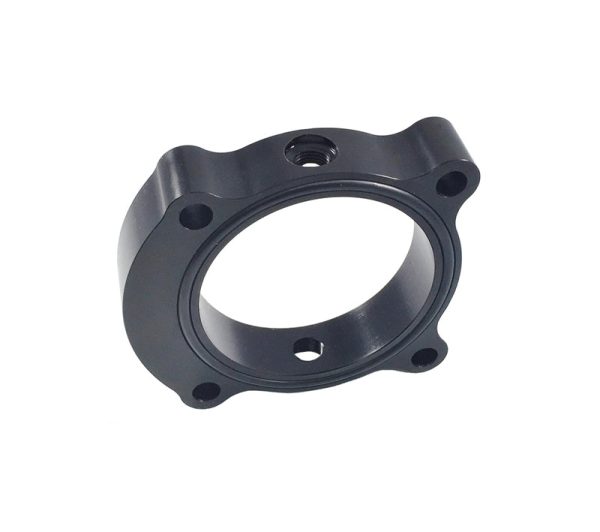 Torque Solution Throttle Body Spacer 2013+ Hyundai Genesis Coupe 2.0T  - Black Online Hot Sale