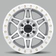 Method MR106 Beadlock 17x9 -44mm Offset 6x5.5 108mm CB Machined Clear Coat w BH-H24125 Wheel Hot on Sale