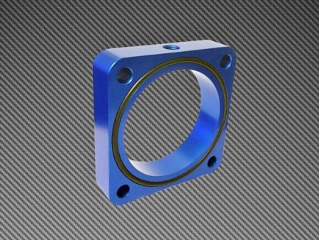 Torque Solution Throttle Body Spacer 2013+ Subaru BRZ Scion FR-S - Blue Online