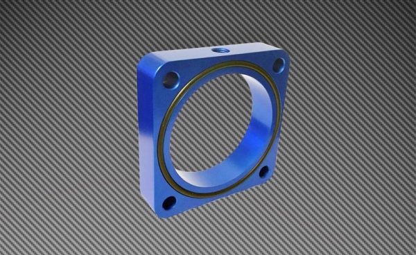 Torque Solution Throttle Body Spacer 2013+ Subaru BRZ Scion FR-S - Blue Online