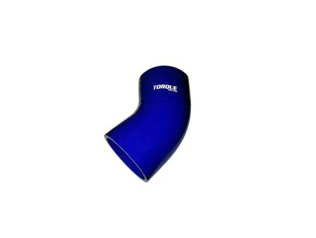 Torque Solution 45 Degree Silicone Elbow: 2.25 inch Blue Universal Sale