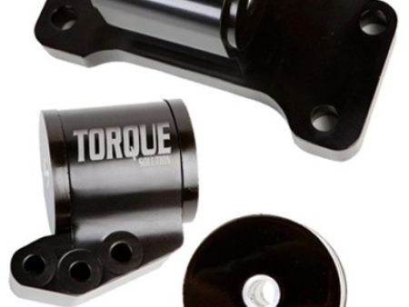 Torque Solution Billet Aluminum 3 piece Engine Mount Kit: Mitsubishi Evolution VII-IX 2001-2006 on Sale