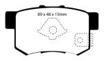 EBC 10-12 Acura RDX 2.3 Turbo Redstuff Rear Brake Pads on Sale