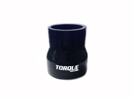 Torque Solution Transition Silicone Coupler: 2 inch to 2.5 inch Black Universal Online now