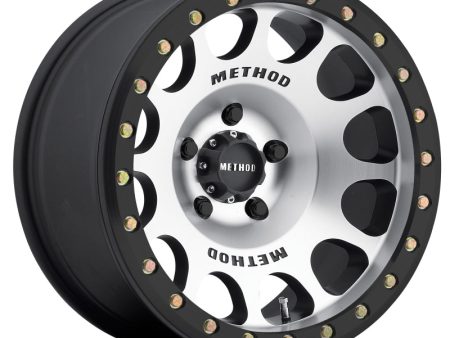 Method MR105 Beadlock 17x9 -38mm Offset 6x5.5 108mm CB Machined w Matte Black Ring Wheel Online Sale