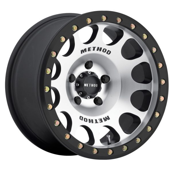 Method MR105 Beadlock 17x9 -38mm Offset 6x5.5 108mm CB Machined w Matte Black Ring Wheel Online Sale