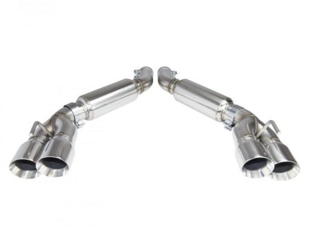 Kooks 2016 + Chevrolet Camaro SS 3in Axle Back Exhaust System w  Mufflers and Polished Quad Tips Hot on Sale