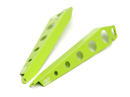 GrimmSpeed 15+ Subaru WRX STI Fender Shroud - Neon Green Powdercoat For Sale