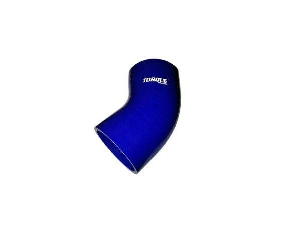 Torque Solution 45 Degree Silicone Elbow: 2.5 inch Blue Universal For Sale