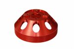 Torque Solution Lightweight Water Pump Pulley (Red): Hyundai Genesis Coupe 3.8 2010+ on Sale