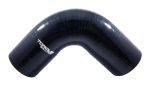 Torque Solution 90 Degree Silicone Elbow: 2 inch Black Universal Supply