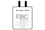 EBC 59-65 Aston Martin DB4 3.7 Vantage Redstuff Front Brake Pads Online now