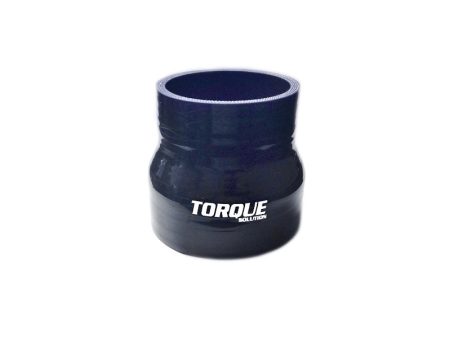 Torque Solution Transition Silicone Coupler 3 inch to 3.5 inch Black Universal Supply