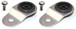 Torque Solution Radiator Mount Combo with Inserts (Silver) : Mitsubishi Evolution 7 8 9 Online Sale