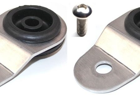 Torque Solution Radiator Mount Combo with Inserts (Silver) : Mitsubishi Evolution 7 8 9 Online Sale