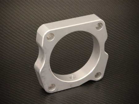 Torque Solution Throttle Body Spacer (Silver): Acura TL 2004-2007 Cheap