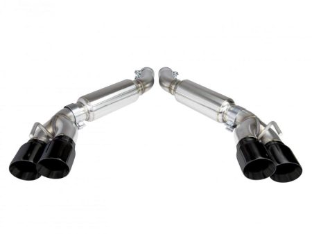 Kooks 2016 + Chevrolet Camaro SS LT1 3in Axle Back Exhaust System w  Mufflers and Black Quad Tips Discount