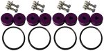 Torque Solution Billet Bumper Quick Release Kit Combo (Purple): Universal Online now